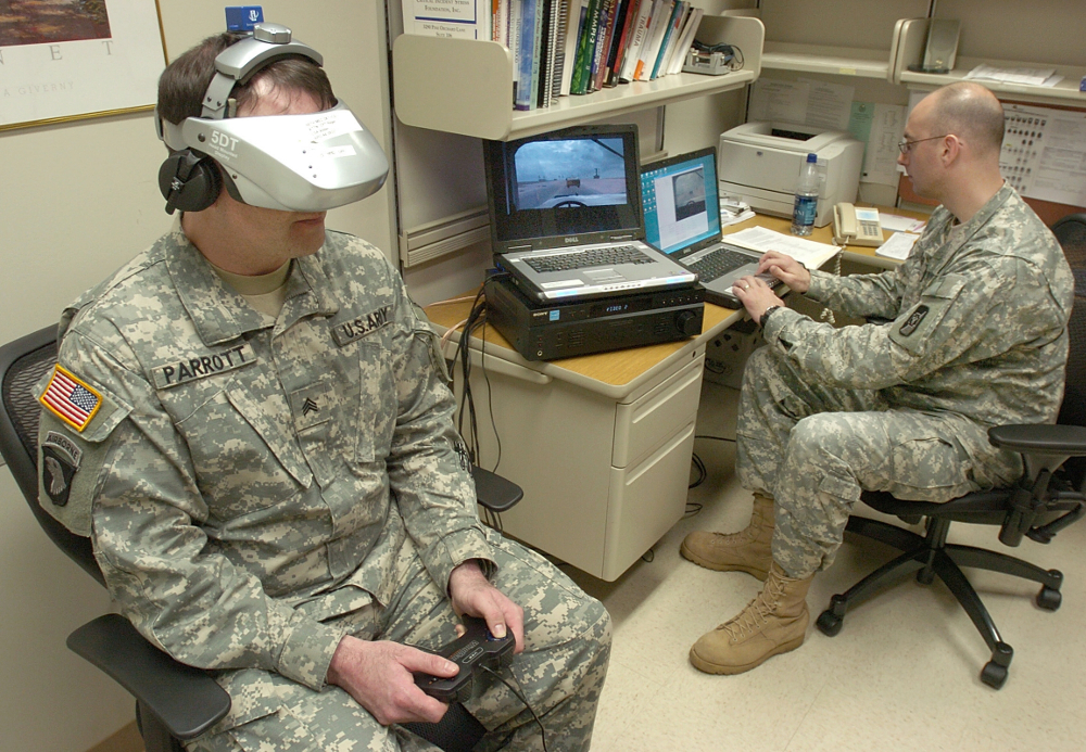 VR uses in healthcare - PTSD treatment