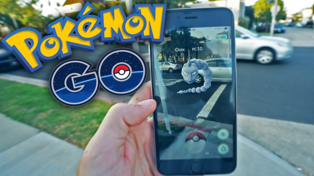 Pokemon Go - location-based Augmented Reality