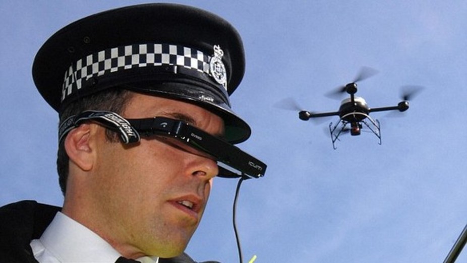 Augmented Reality Drones for Police